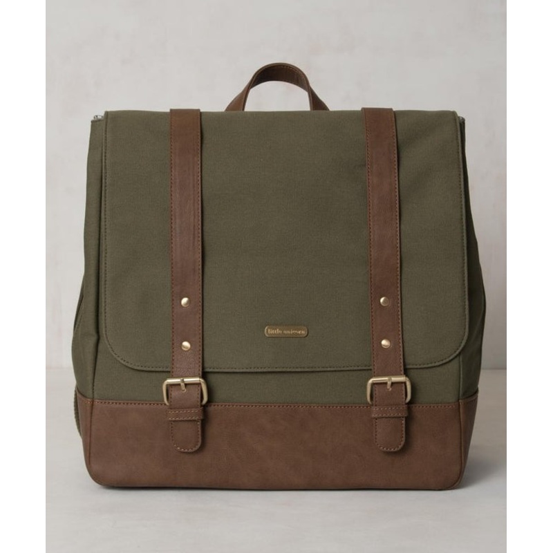 Little Unicorn Marindale Backpack Diaper Bag  – Olive