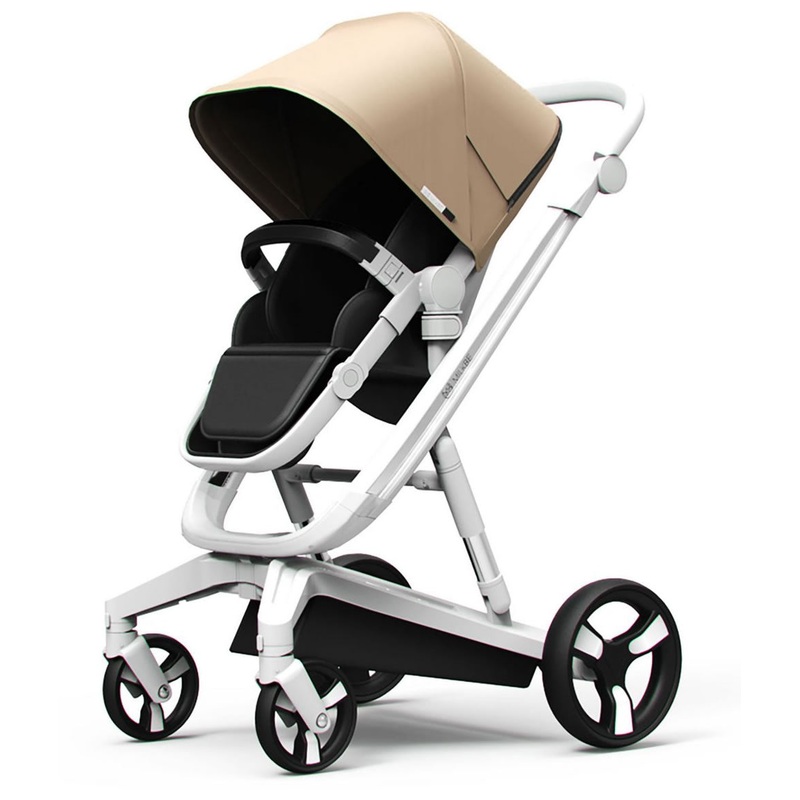 Milkbe Lullaby Auto Stopping Stroller – Gold