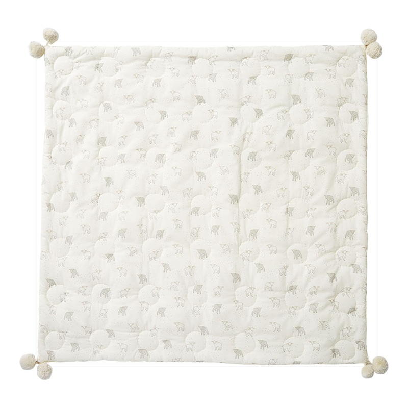 Petit Pehr Quilted Blanket – Little Lamb