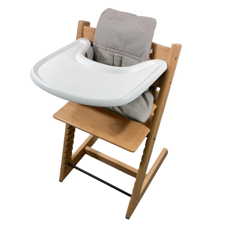Stokke Tripp Trapp Complete High Chair, Icon Grey, Natural