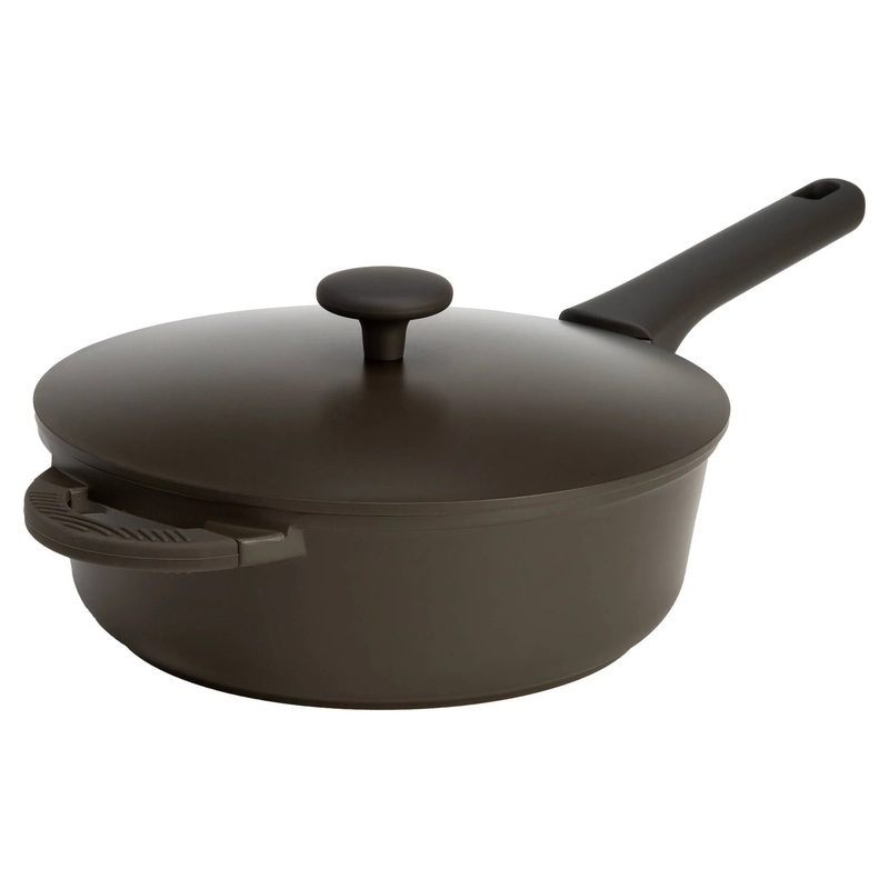 3qt Cast Aluminum, Ceramic Deep Cooker with Lid