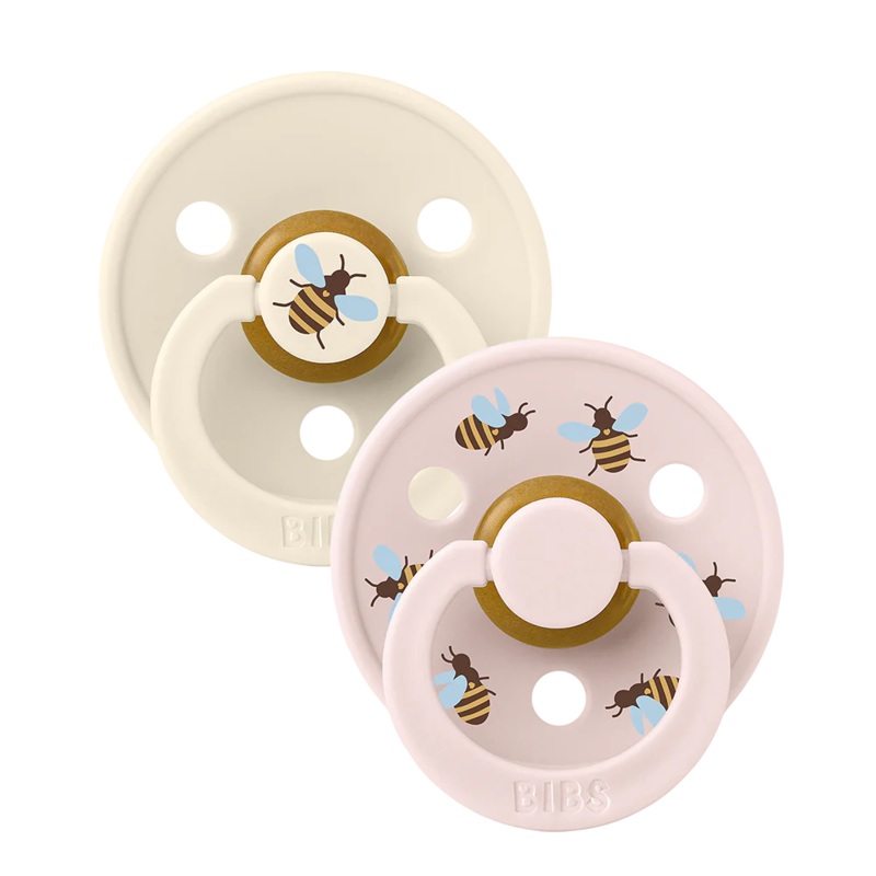 BIBS Studio Colour 2 Pack – Bumblebee – Ivory + Petal