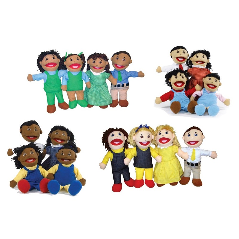 Family Puppets (4 Family Set)