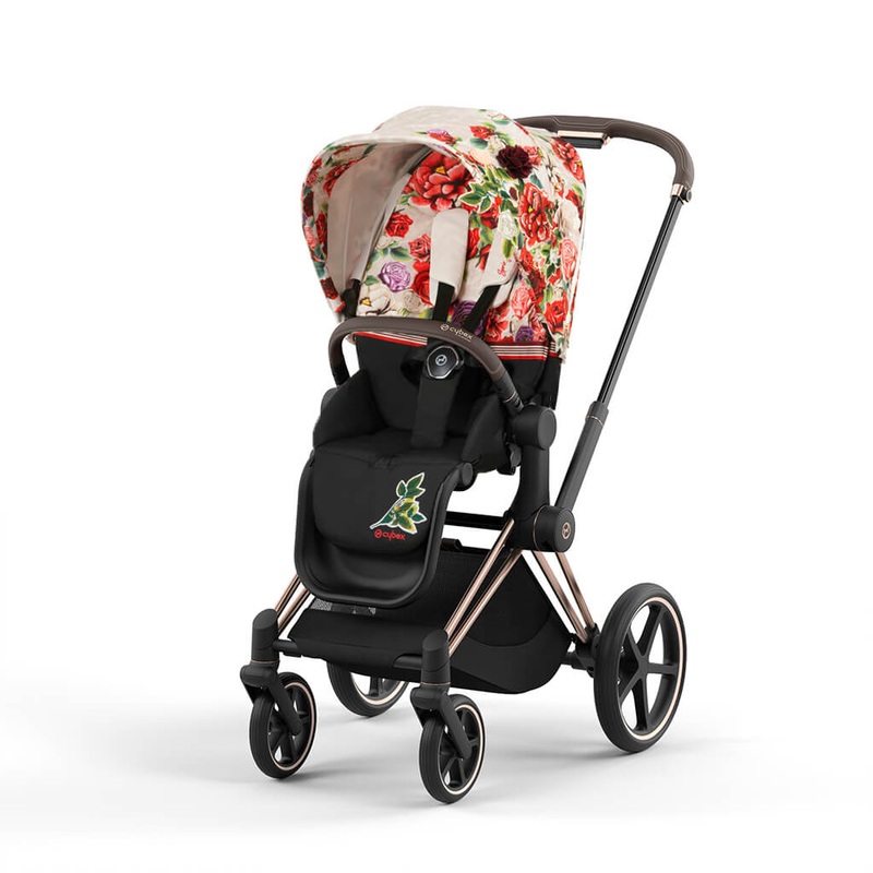 Priam 4 Stroller Rose Gold Spring Blossom