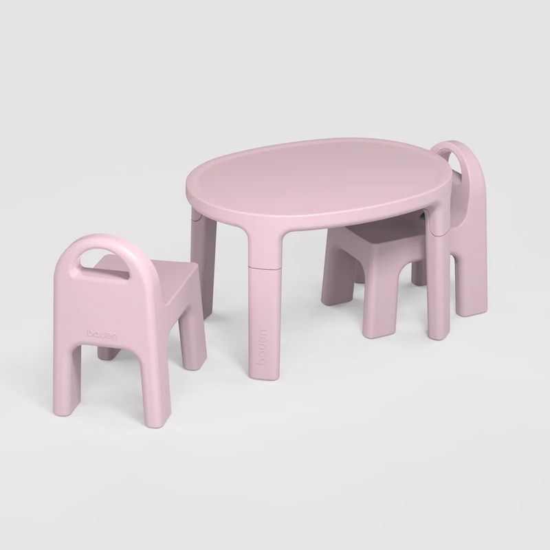 The Table & Chairs Set – Pink