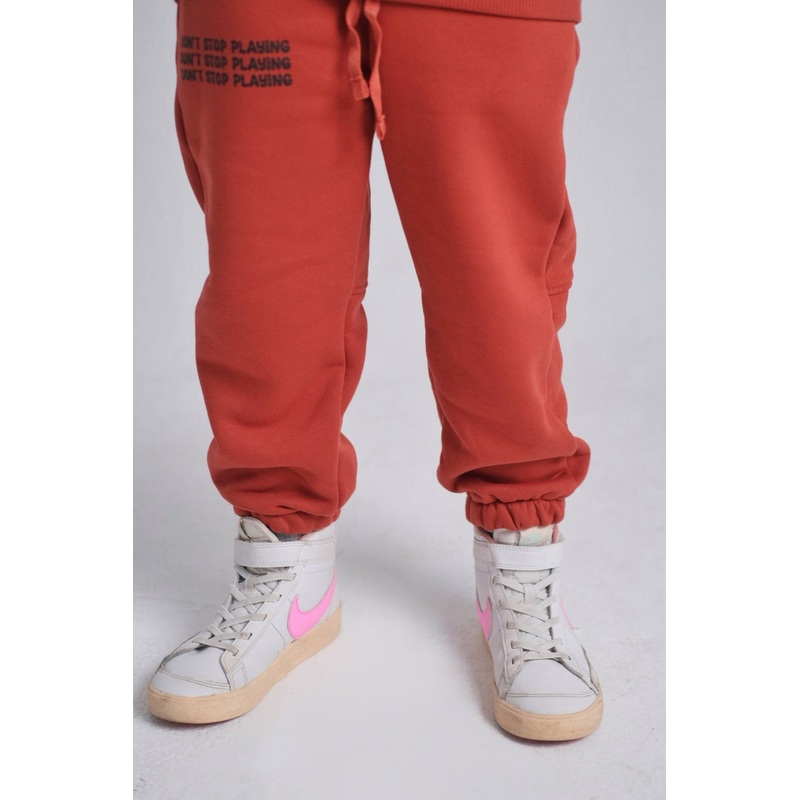 Unisex Brick “Don’t Stop Playing” Comfy Sweatpants