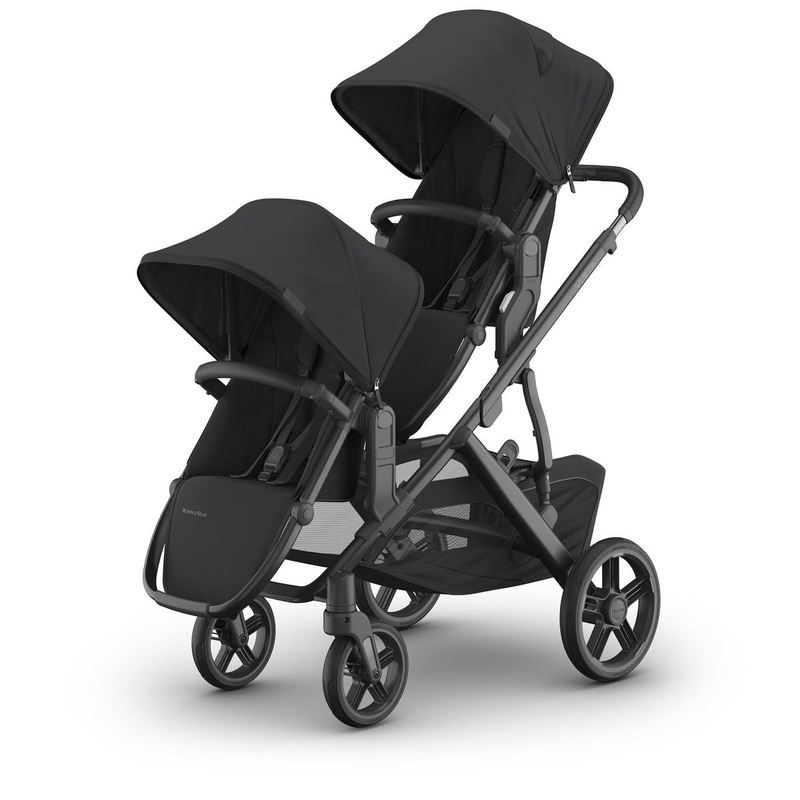 UPPAbaby Vista V3 Double Stroller with RumbleSeat V3 Bundle – Jake
