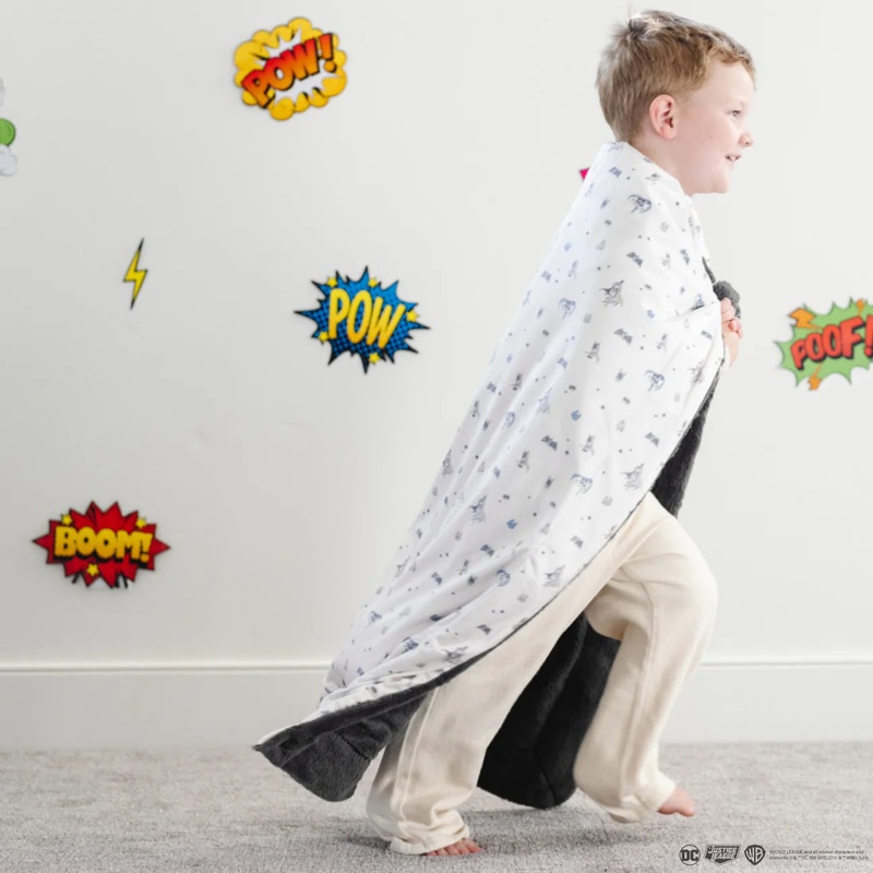 Batman Minky/Lush Blanket – Receiving