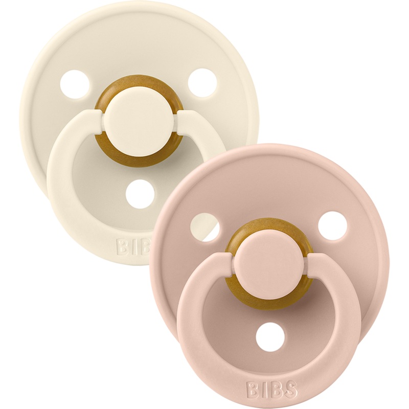 BIBS Colour 2-Pack | Ivory/Blush