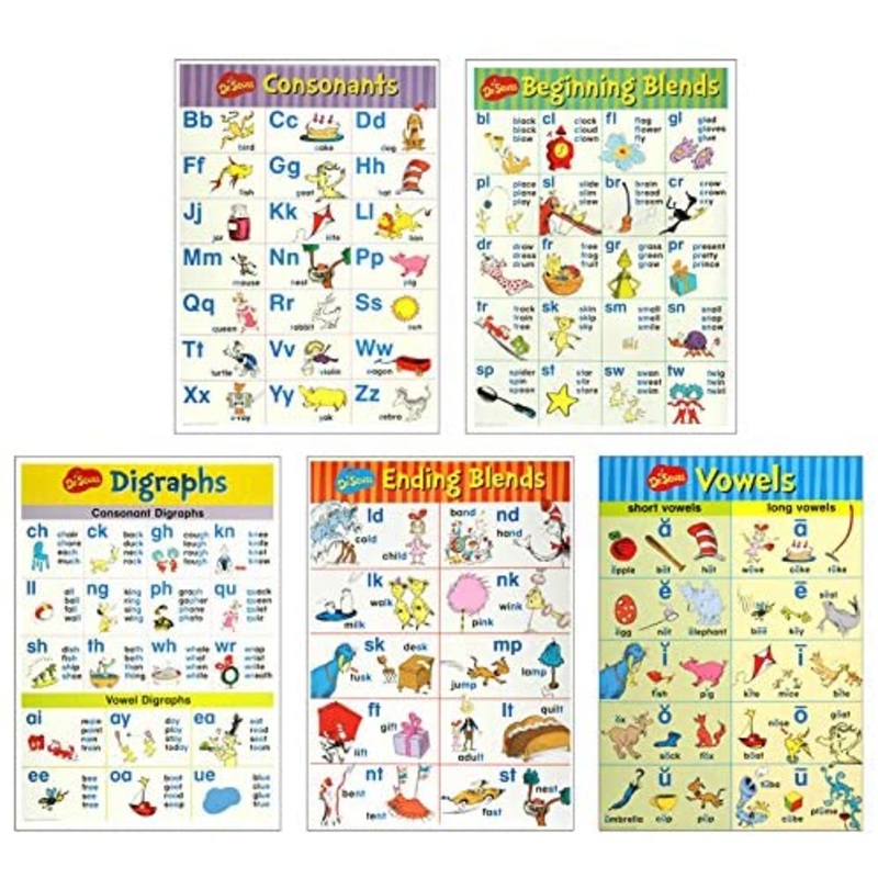 Dr. Seuss Phonics Bulletin Board Set (D)
