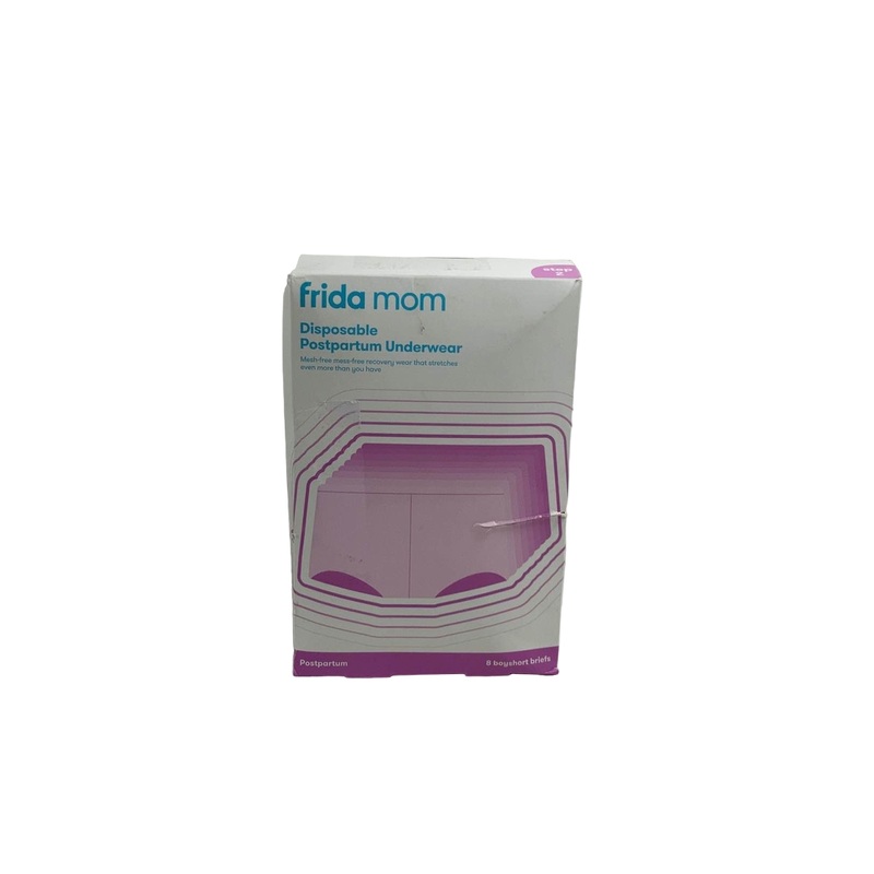 Frida Mom Disposable Postpartum Underwear, Boyshort Brief, Regular (28″-42″), 8 Count
