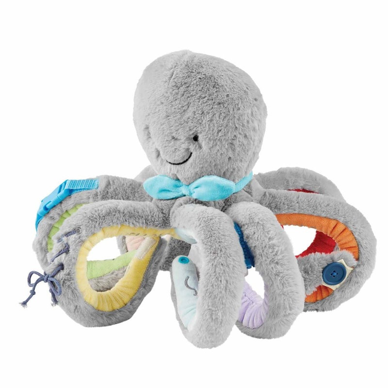 Mud Pie Gray Octivity Pal Plush
