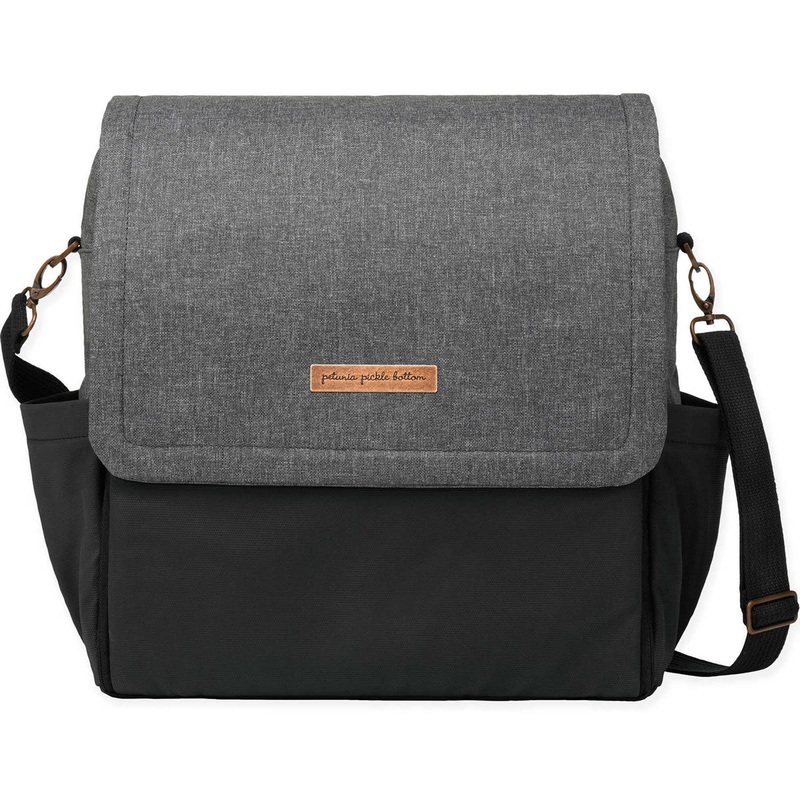 Petunia Pickle Bottom Boxy Backpack Diaper Bag  – Graphite/Black