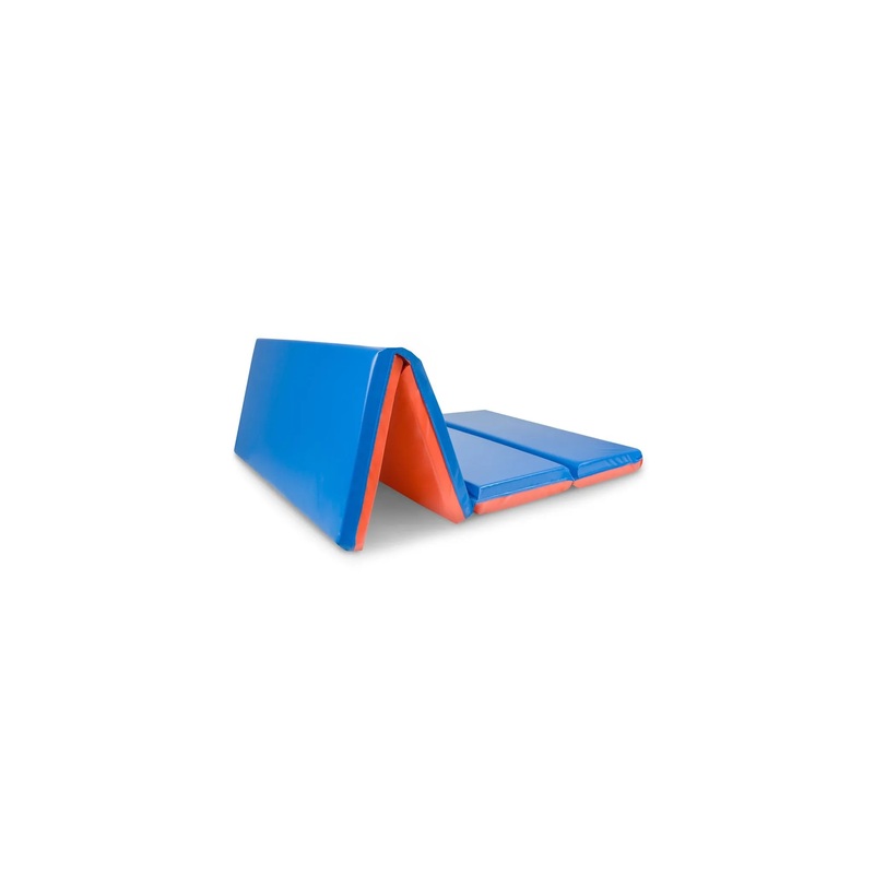 ProSource Four-Fold Kids Rest Mat 48-in – Blue/Red