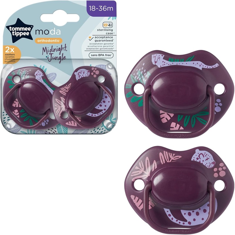 Tommee Tippee MODA Soother, (18-36 months), Pack of 2