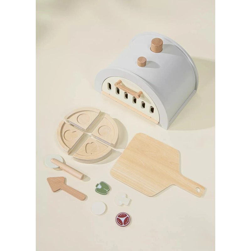 Wooden Pizza Oven Playset and Accessories