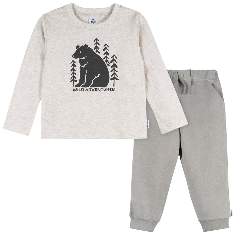 2-Piece Toddler Boys Wild Adventure Top and Jogger Set