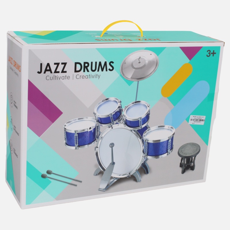 5-Piece Jazz Drum Set  Blue