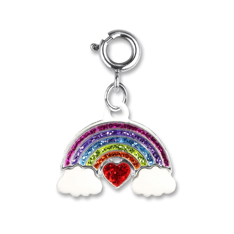 Charm It Glitter Rainbow Charm