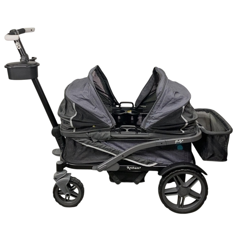 Gladly Family Anthem4 Classic 4 Seater All Terrain Wagon Stroller, Special Edition Graphite