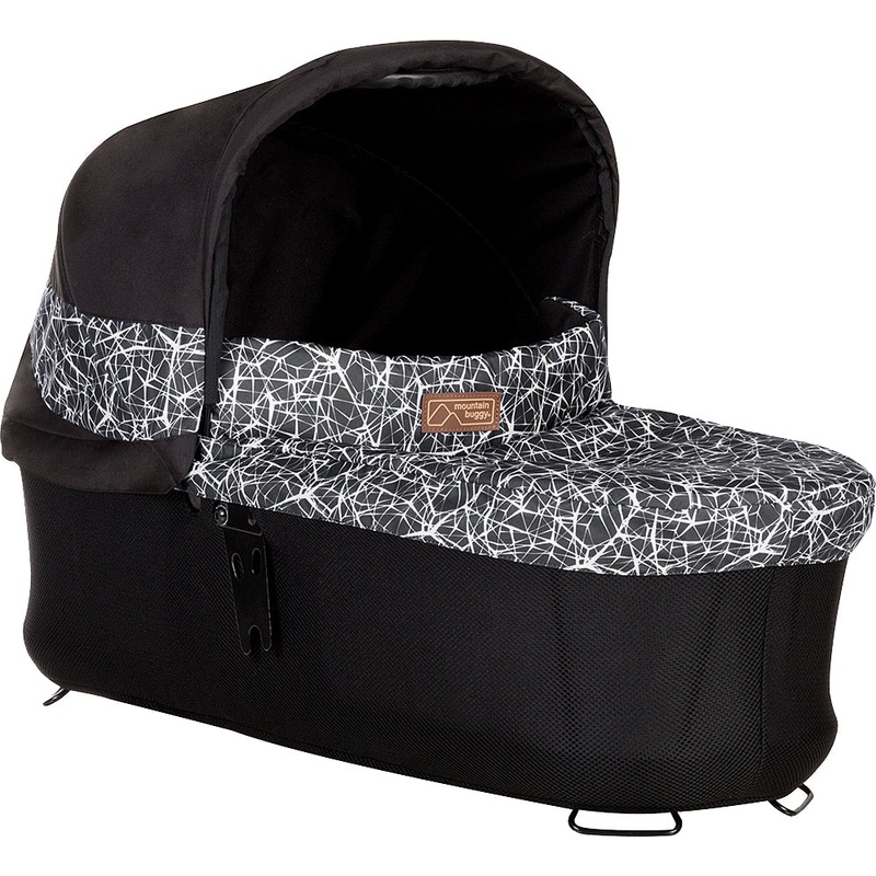 Mountain Buggy Carrycot Plus for Urban Jungle, Terrain & Plus One Strollers – Graphite