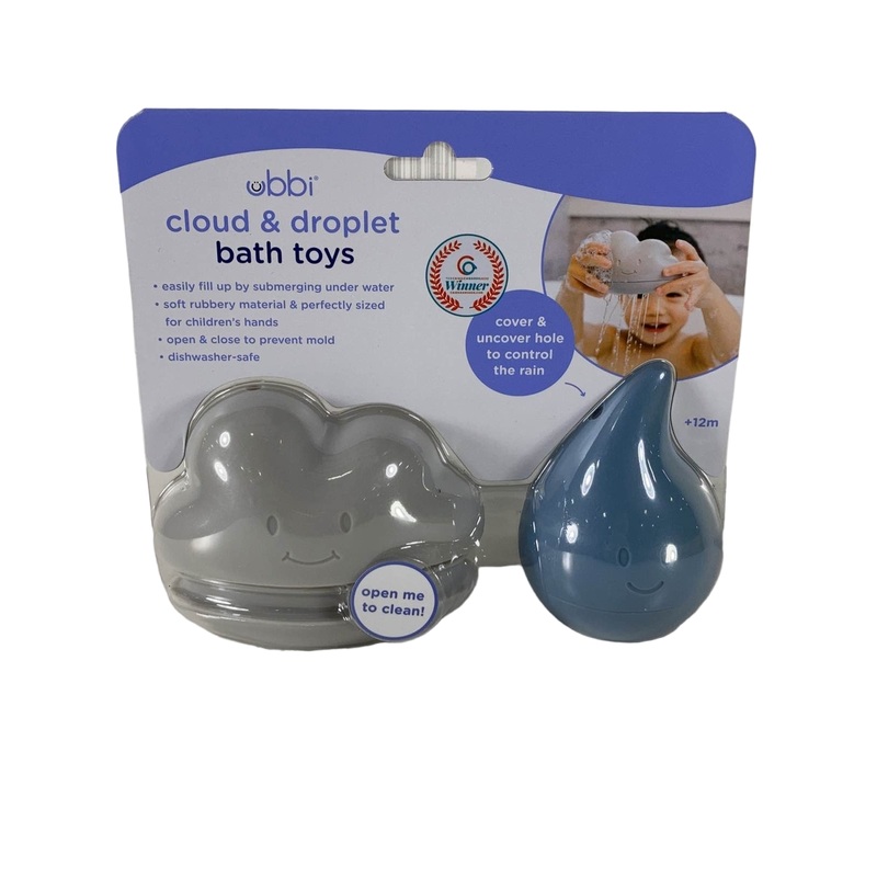 Ubbi Cloud And Droplet Bath Toys