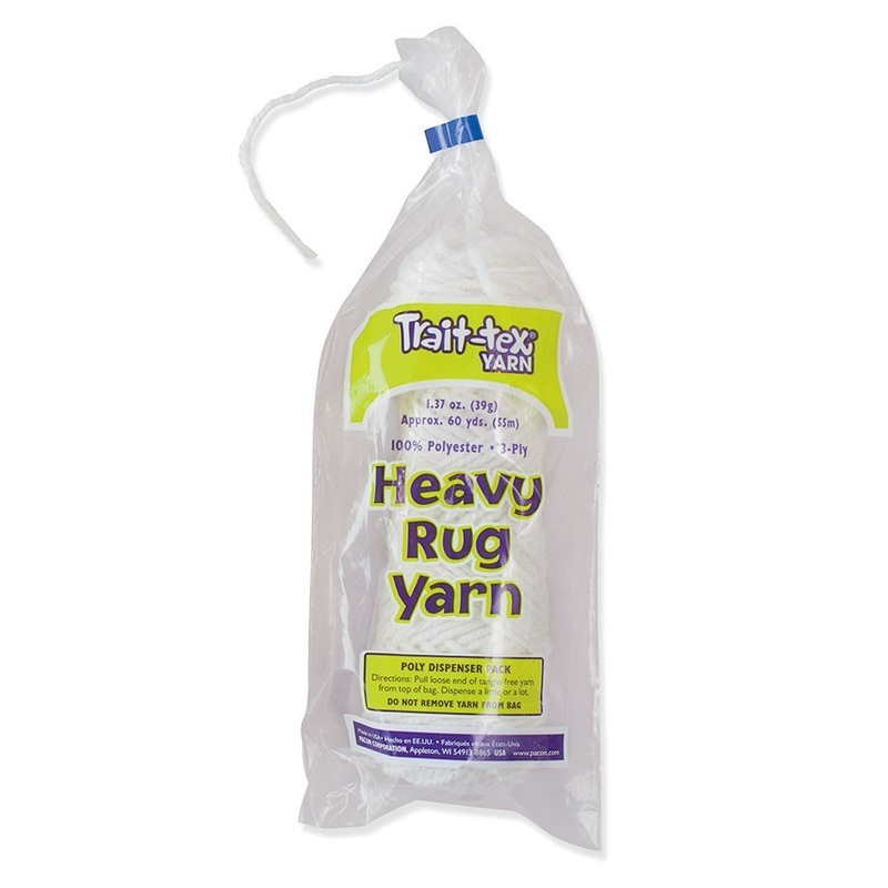 White Heavy Rug Yarn