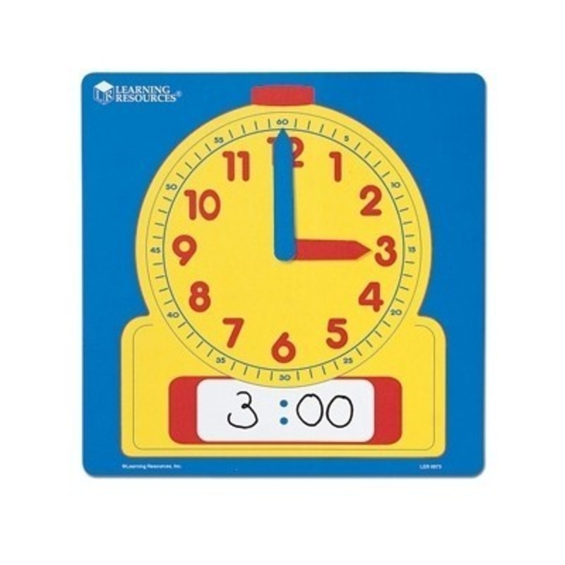 Write & Wipe Clocks – 12″ Demonstration Clock