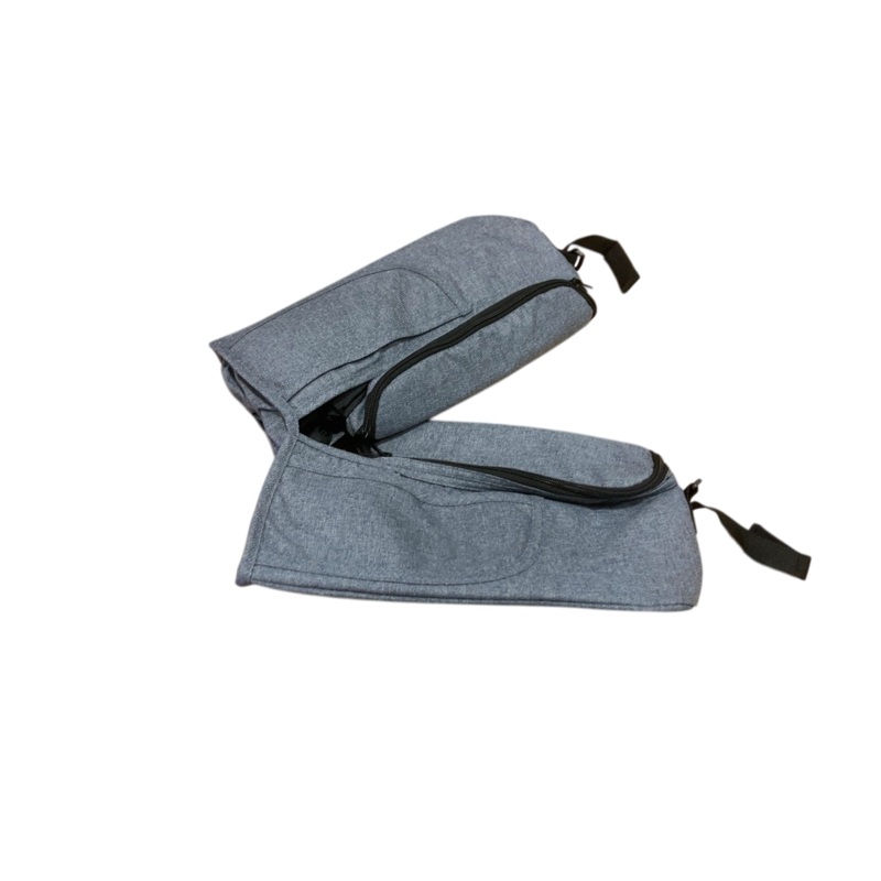 Zoe Double Stroller Organizer, Luxe Grey