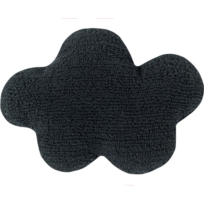 Lorena Canals Cloud Cushion – Black (1’8″ x 1’4″)