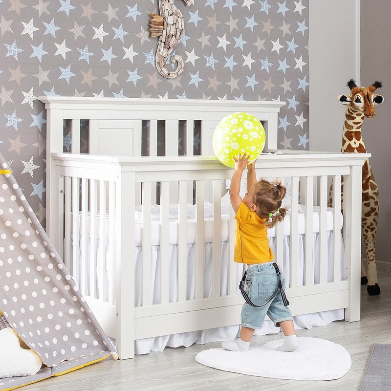 Romina Furniture Karisma Open Back Convertible Crib