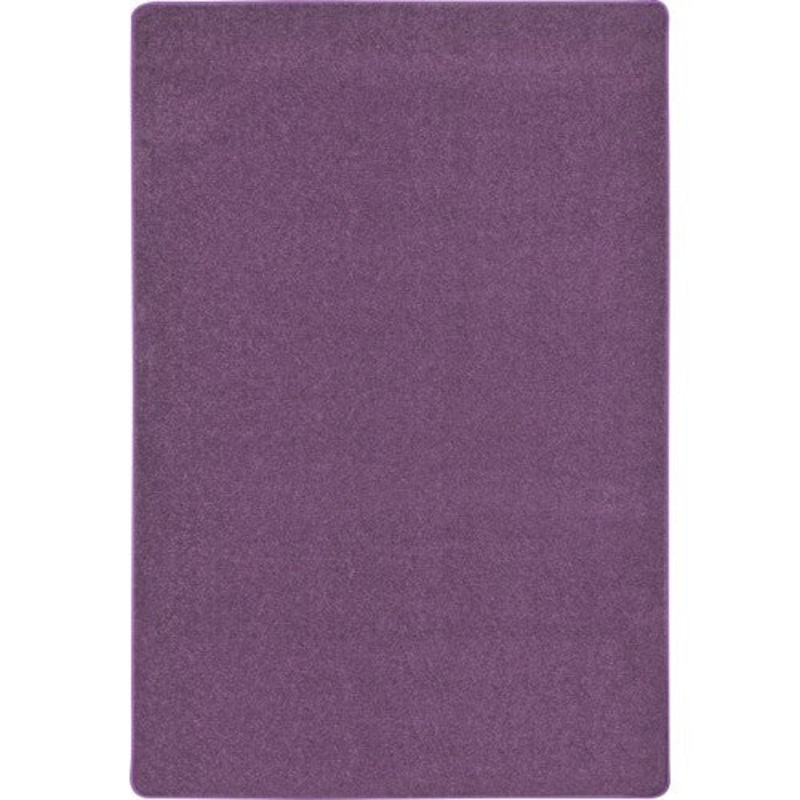 Endurance Solid Color Rug, 12′ x 6′ Rectangle, Purple