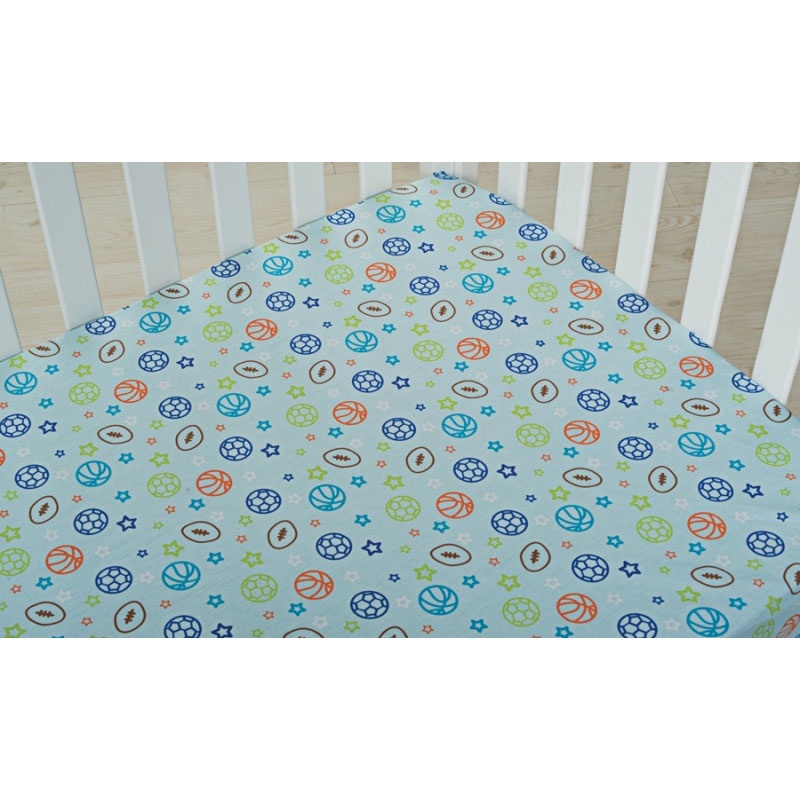 KidsLine Dino Sports Fitted Sheet