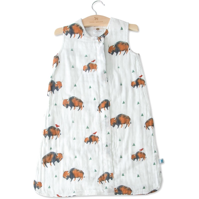 Little Unicorn Cotton Muslin Sleep Bag, Medium – Bison