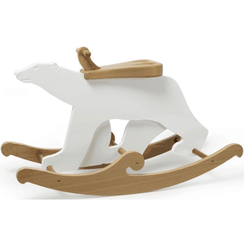 Maclaren Nursery Rufus Polar Bear Rocker by David Netto