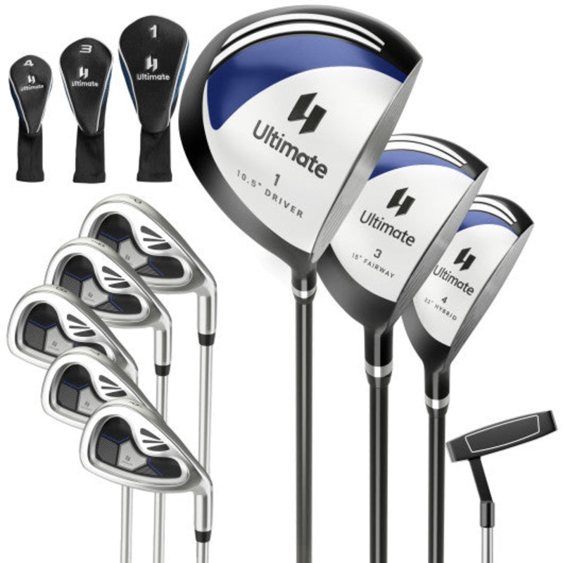 Men’s 9 Pieces Complete Golf Club Set-Navy