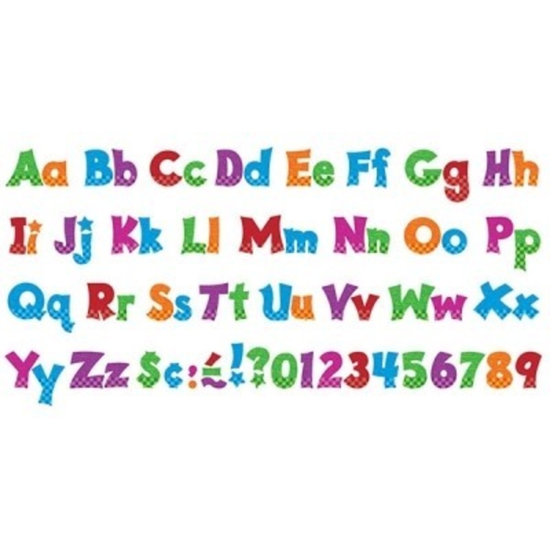 Snazzy 4-Inch Friendly Uppercase/Lowercase Combo Pack