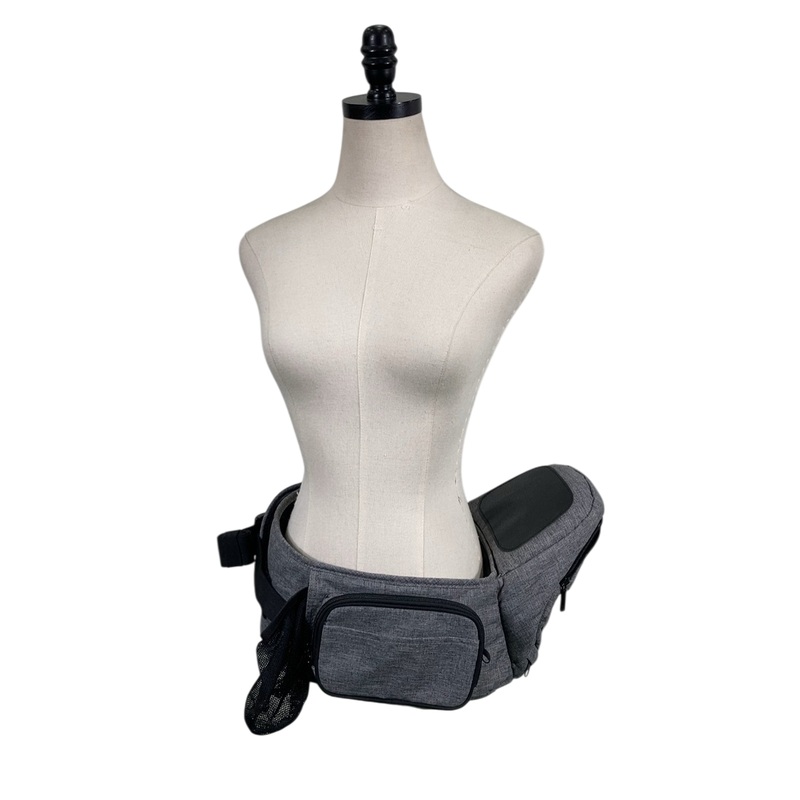 TushBaby Hip Baby Carrier, Grey