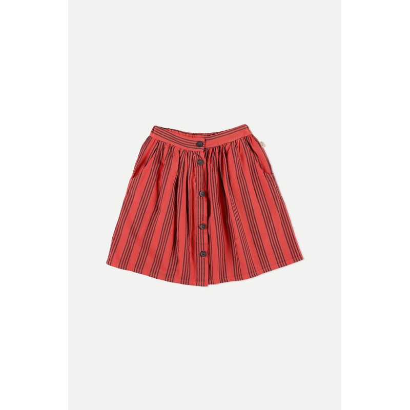 Vintage Stripe Skirt – Pink Ruby