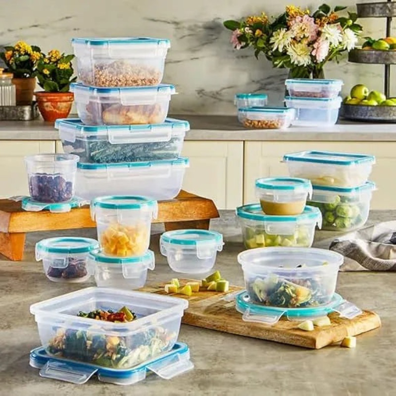 38-piece Plastic Food Storage Set (See Description)
