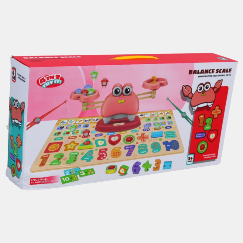 Crab Math Balance & Letter Matching Toy  Fun Learning for Kids