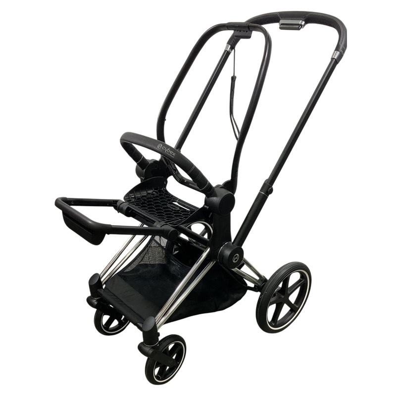 Cybex PRIAM Stroller Frame And Seat, 2019, Chrome/Black