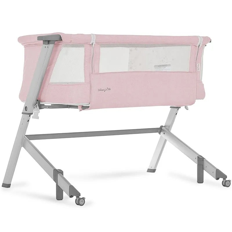 Skylar Bassinet and Beside Sleeper in Pink