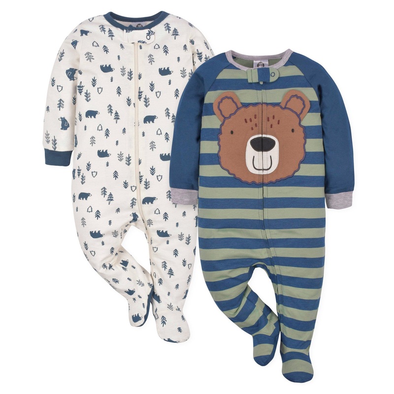 2-Pack Baby Boys Bear Sleep ‘N Plays