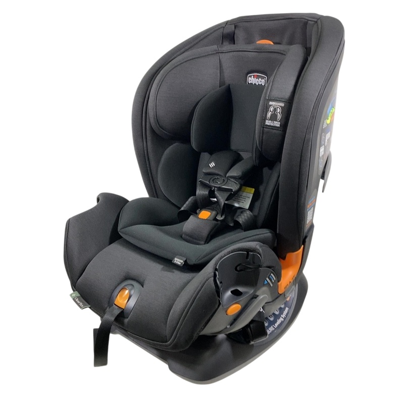 Chicco OneFit ClearTex All-in-One Car Seat, 2024, Obsidian
