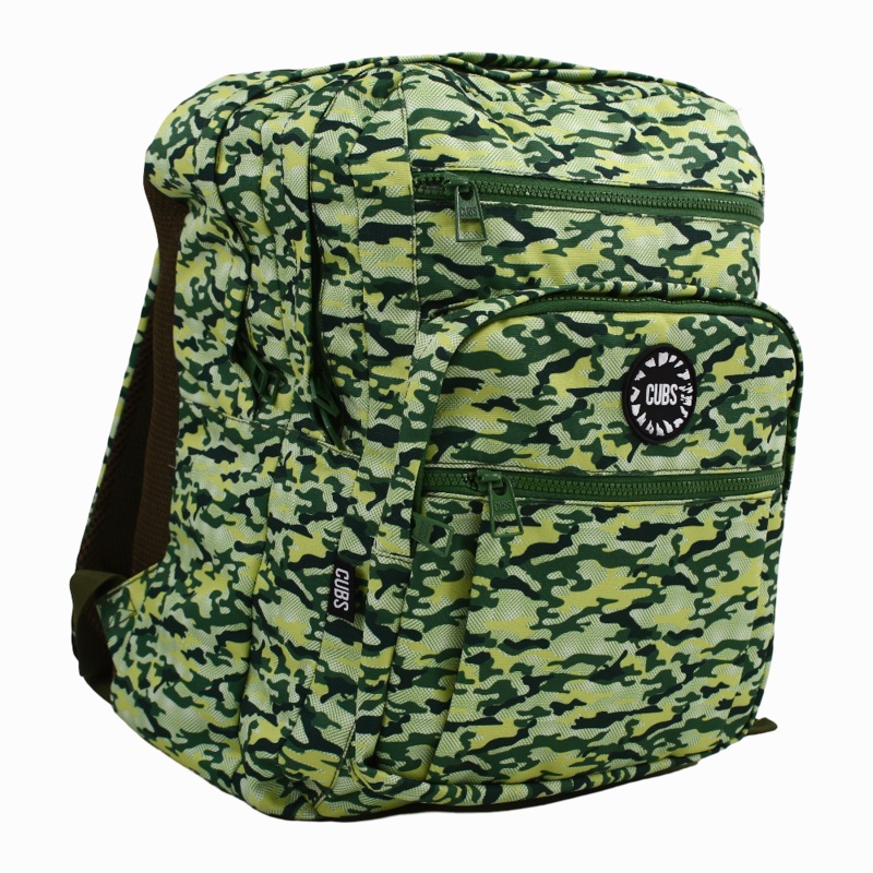 Cubs Camouflage Vibes Backpack – Preschool & Junior 16 Inches