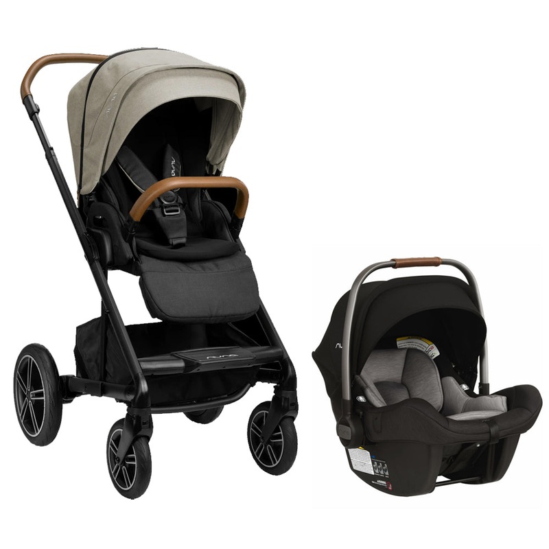 Nuna MIXX Next + PIPA Lite Travel System Bundle – Timber/Caviar
