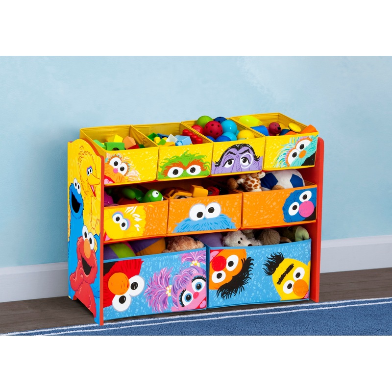 Sesame Street Deluxe Multi-Bin Toy Organizer