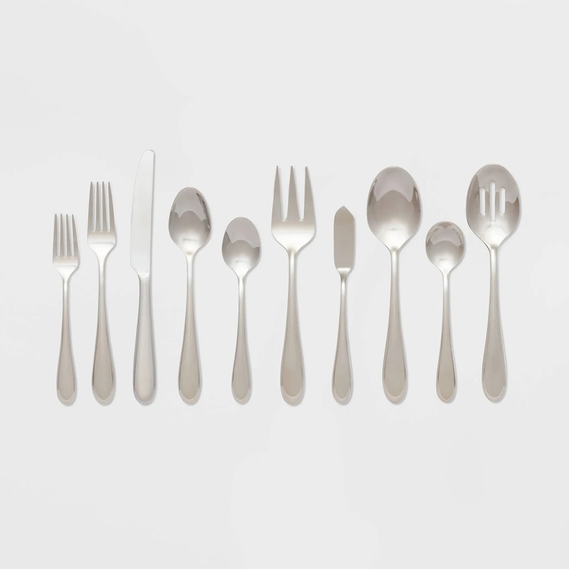 45pc Luxor 18/10 Stainless Steel Flatware Set