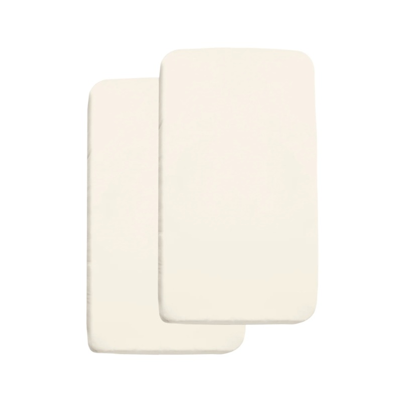 All-in-One Fitted Sheet & Waterproof Cradle Cover – 2 Pack